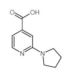 2-(Pyrrolidin-1-yl)isonicotinic acid Structure