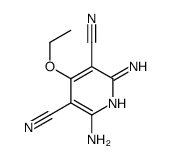2,6-Diamino-4-ethoxy-3,5-pyridinedicarbonitrile结构式