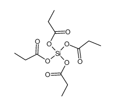 tetrakis-propionyloxy-silane Structure