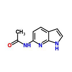 6-乙酰基氨基-7-氮杂吲哚结构式