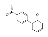 6-(4-nitro-phenyl)-cyclohex-3-enone结构式