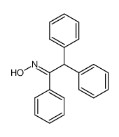 1,2,2-triphenylethanone oxime结构式