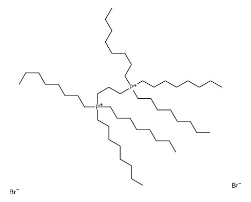 trioctyl(3-trioctylphosphaniumylpropyl)phosphanium,dibromide Structure