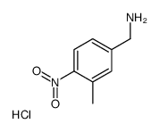 3-甲基-4-硝基苄胺盐酸盐结构式
