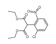 (2-Chlor-6-nitro-phenyl)-malonsaeure-diaethylester Structure