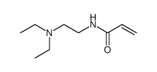 N-[2-(二乙氨基)乙基]丙烯酰胺 (含稳定剂MEHQ)结构式