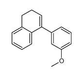 4-(3-methoxyphenyl)-1,2-dihydronaphthalene Structure