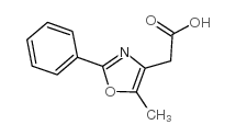 2-(5-甲基-2-苯基1,3-氧杂醇-4-烷基)乙酸结构式