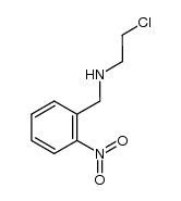2-chloro-N-(2-nitrobenzyl)ethanamine结构式