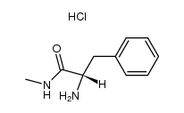 (S)-phenylalanine N-methyl amide hydrochloride Structure