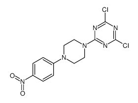 2,4-dichloro-6-[4-(4-nitrophenyl)piperazin-1-yl]-1,3,5-triazine Structure