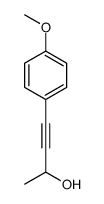 4-(4-methoxyphenyl)but-3-yn-2-ol结构式