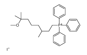 (7-methoxy-3,7-dimethyloctyl)-triphenylphosphanium,iodide结构式