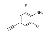 4-Amino-3-Chloro-5-Fluorobenzonitrile Structure