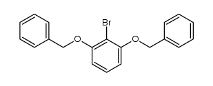 1-bromo-2,6-dibenzyloxybenzene Structure