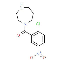 (2-Chloro-5-nitrophenyl)(1,4-diazepan-1-yl)methanone Structure