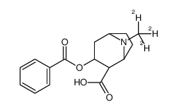 Benzoylecgonine-d3 solution Structure