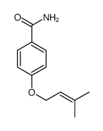 4-(3-methylbut-2-enoxy)benzamide Structure