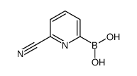 6-氰基吡啶-2-基硼酸结构式