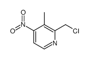 2-(chloromethyl)-3-methyl-4-nitropyridine结构式