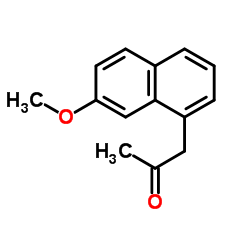 1-(7-Methoxy-1-naphthyl)acetone结构式