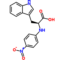 N-(4-Nitrophenyl)-L-tryptophan结构式