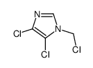 4,5-dichloro-1-(chloromethyl)imidazole Structure