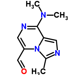8-(Dimethylamino)-3-methylimidazo[1,5-a]pyrazine-5-carbaldehyde结构式