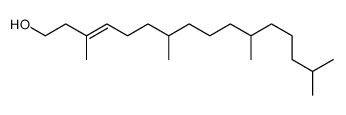 3,7,11,15-tetramethylhexadec-3-en-1-ol结构式