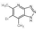 6-Bromo-5-methyl-v-triazolo[4,5-b]pyridine Structure
