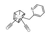 Iron, dicarbonyl(h5-2,4-cyclopentadien-1-yl)(2-pyridinylmethyl)- Structure