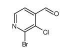 2-Bromo-3-chloroisonicotinaldehyde Structure