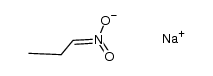 aci-1-nitropropane sodium salt Structure