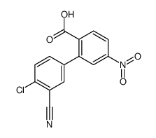 2-(4-chloro-3-cyanophenyl)-4-nitrobenzoic acid Structure