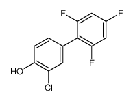 2-chloro-4-(2,4,6-trifluorophenyl)phenol Structure