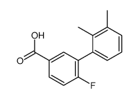 3-(2,3-dimethylphenyl)-4-fluorobenzoic acid结构式