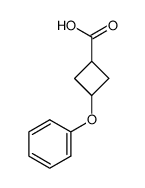 3-phenoxycyclobutanecarboxylic acid Structure