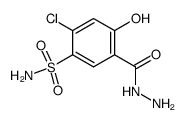4-chloro-2-hydroxy-5-sulfamoylbenzoylhydrazide Structure