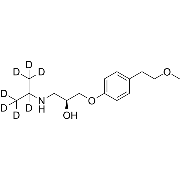 (S)-Metoprolol-d7 Structure