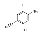 4-amino-5-fluoro-2-hydroxybenzonitrile Structure
