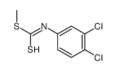 METHYL (3,4-DICHLOROPHENYL)CARBAMODITHIOATE Structure