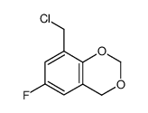 8-(氯甲基)-6-氟-4H-1,3-苯并二恶英结构式