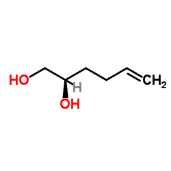 (2R)-5-Hexene-1,2-diol结构式