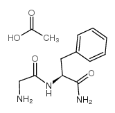 甘氨酰-L-苯丙氨酰胺乙酸盐结构式