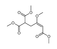 trimethyl 3-methoxybut-3-ene-1,1,4-tricarboxylate Structure