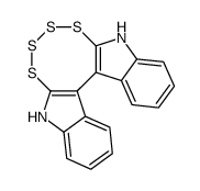 3,3'-Diindolyl-2,2'-tetrasulfide结构式