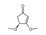 (S)-(+)-3,4-dimethoxycyclopent-2-en-1-one Structure