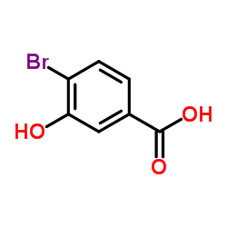 4-Bromo-3-hydroxybenzoic acid structure