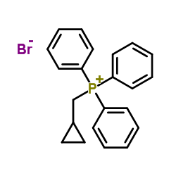 (Cyclopropylmethyl)(triphenyl)phosphonium bromide Structure