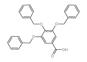 3,4,5-TRIBENZYLOXYBENZOIC ACID Structure